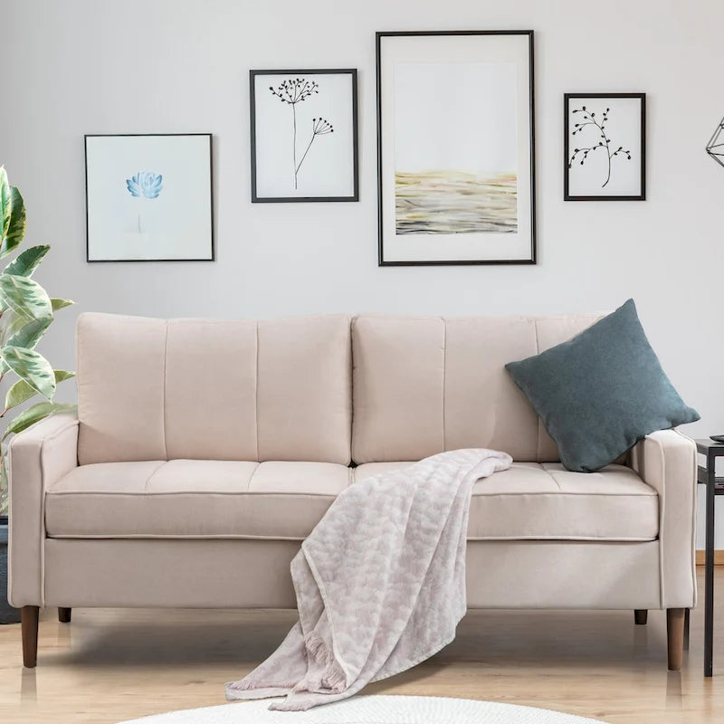 DIY Convertible Sectional Sofa Couch with Ottoman