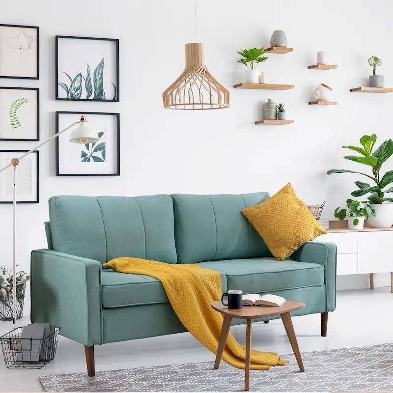 DIY Convertible Sectional Sofa Couch with Ottoman