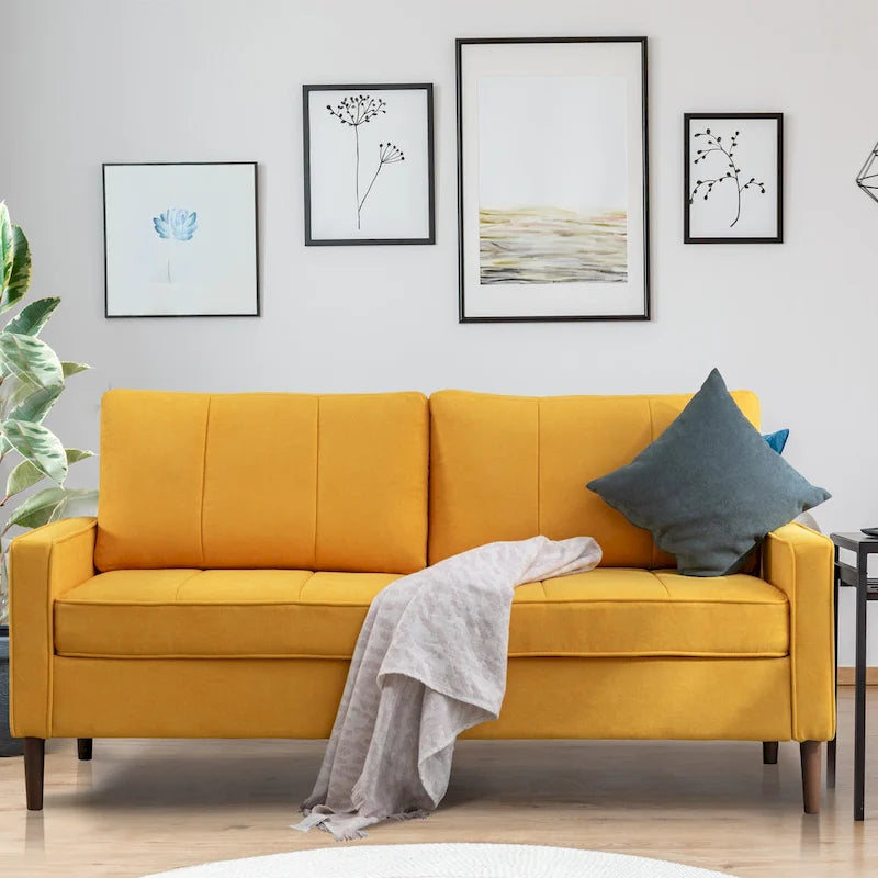 DIY Convertible Sectional Sofa Couch with Ottoman