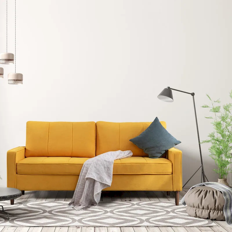 DIY Convertible Sectional Sofa Couch with Ottoman