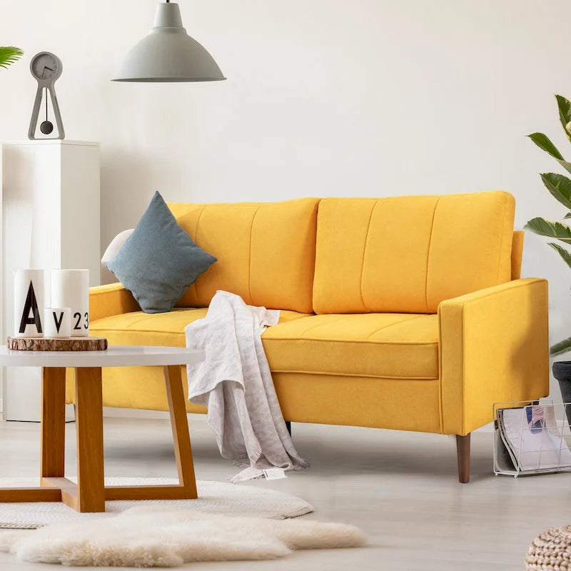 DIY Convertible Sectional Sofa Couch with Ottoman