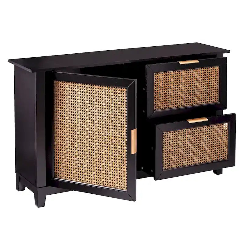 SEI Furniture Chekshire Accent Storage Cabinet Sideboard