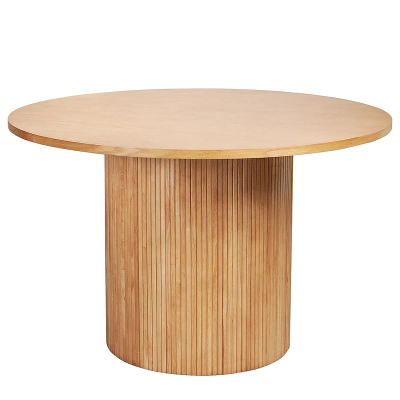 Round Kitchen Table Solid Wood Dining Table