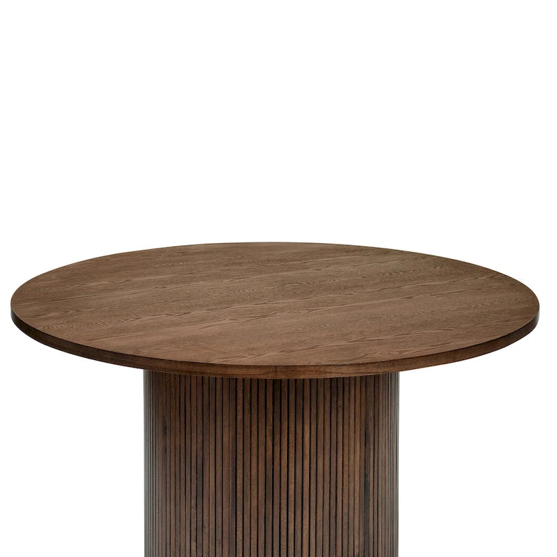 Round Kitchen Table Solid Wood Dining Table