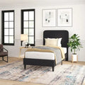 Platform Bed with Headboard - No Foundation Needed