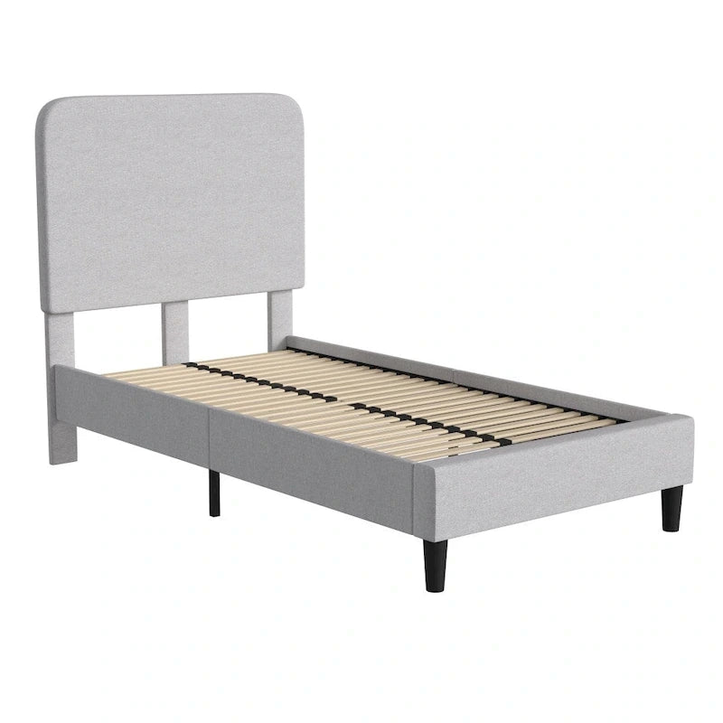 Platform Bed with Headboard - No Foundation Needed
