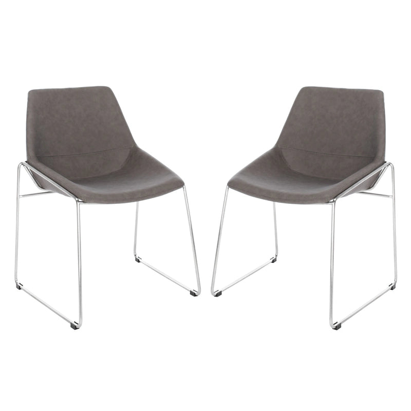 SAFAVIEH Oliva Mid Century Dining Chair (Set of 2) - 25 x 24 x 33.3 - 25 x 24 x 33.3 - 25Wx24Dx33H