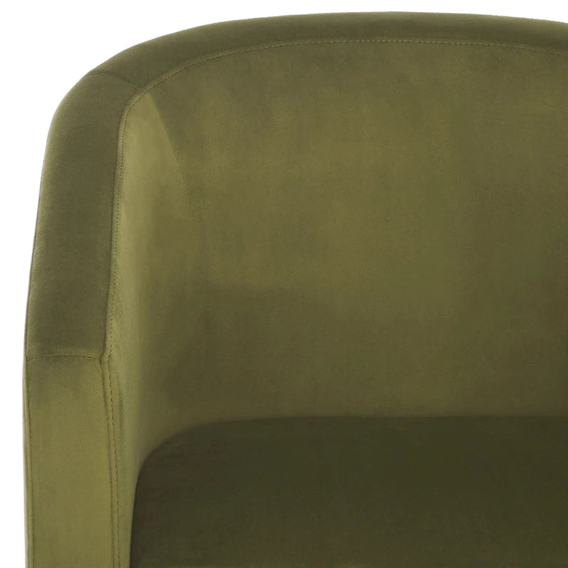 SAFAVIEH Theodosia Barrel Back Accent Chair (Fully Assembled) - W24 x D24 x H30 - 24Wx24Dx30H