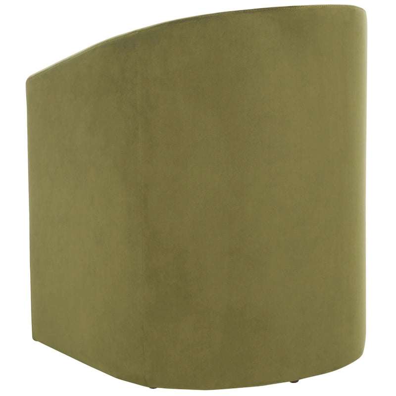 SAFAVIEH Theodosia Barrel Back Accent Chair (Fully Assembled) - W24 x D24 x H30 - 24Wx24Dx30H