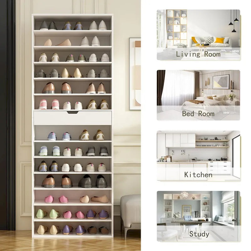 Shoe Rack Multi Layer Shelf Entrance Storage Shoe Cabinet Space Saving