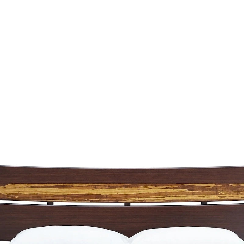 Sarah Queen Platform Bed, Burgundy