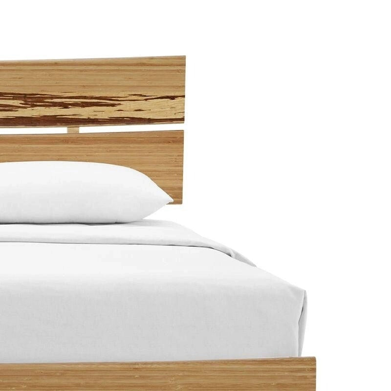 Sarah Queen Platform Bed, Burgundy