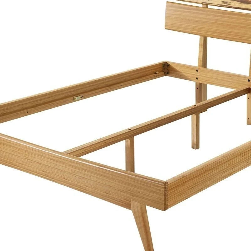 Sarah Queen Platform Bed, Burgundy