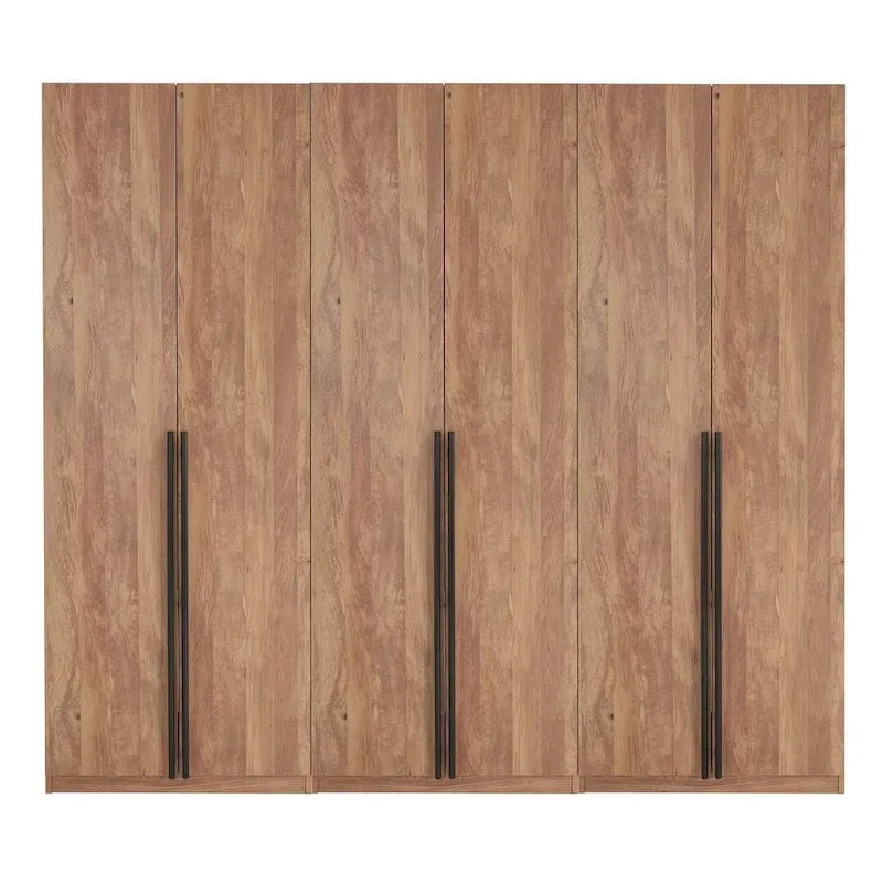 Manhattan Comfort Lee Modern 3.0 Freestanding Wardrobe Closet Armoire Set of 3