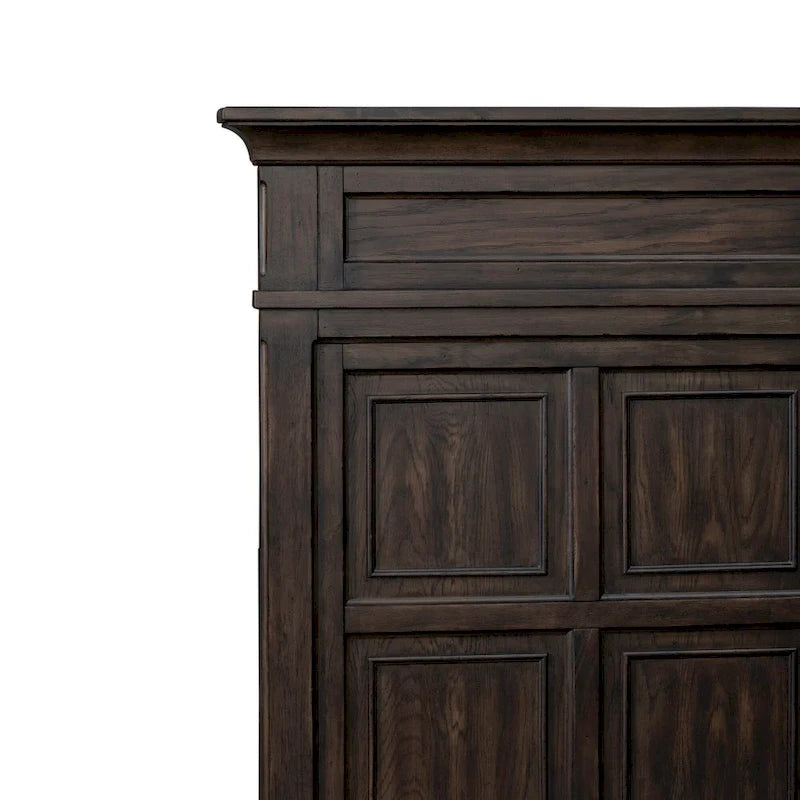 Paradise Valley Saddle Brown Panel Bed Frame - 2 Size Options