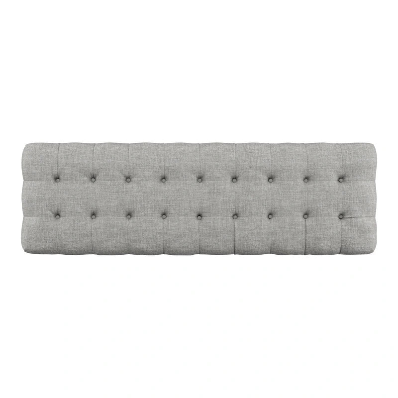 Knightsbridge Linen Fabric Tufted Bench by iNSPIRE Q Artisan