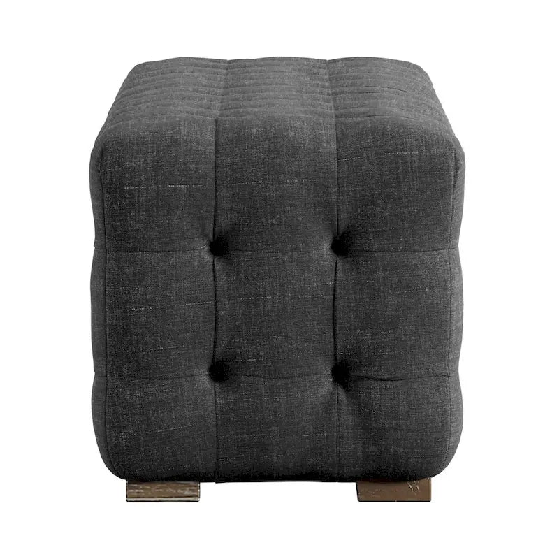 Knightsbridge Linen Fabric Tufted Bench by iNSPIRE Q Artisan