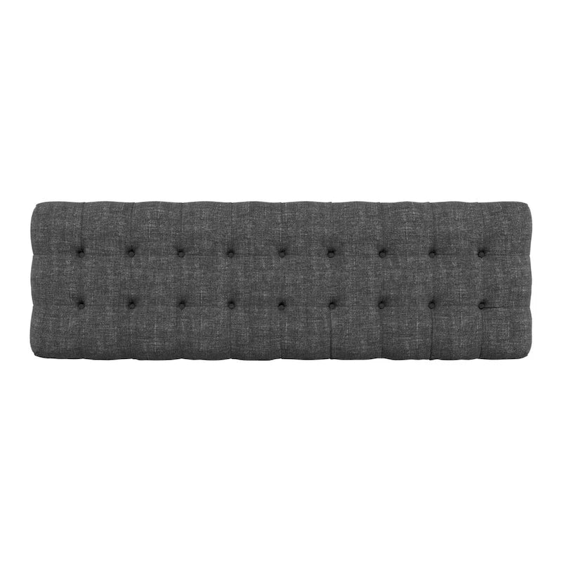 Knightsbridge Linen Fabric Tufted Bench by iNSPIRE Q Artisan