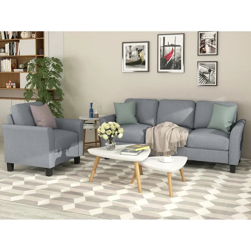 Living Room Furniture Chair And 3-Seat Sofa