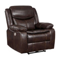 McLean Dark Brown Power Recliner Chair