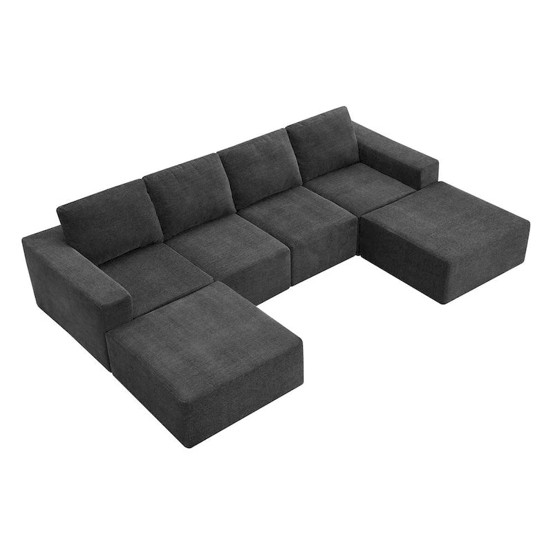 Modular U Shaped Sectional Sofa