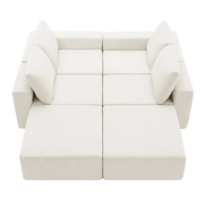 Modular U Shaped Sectional Sofa