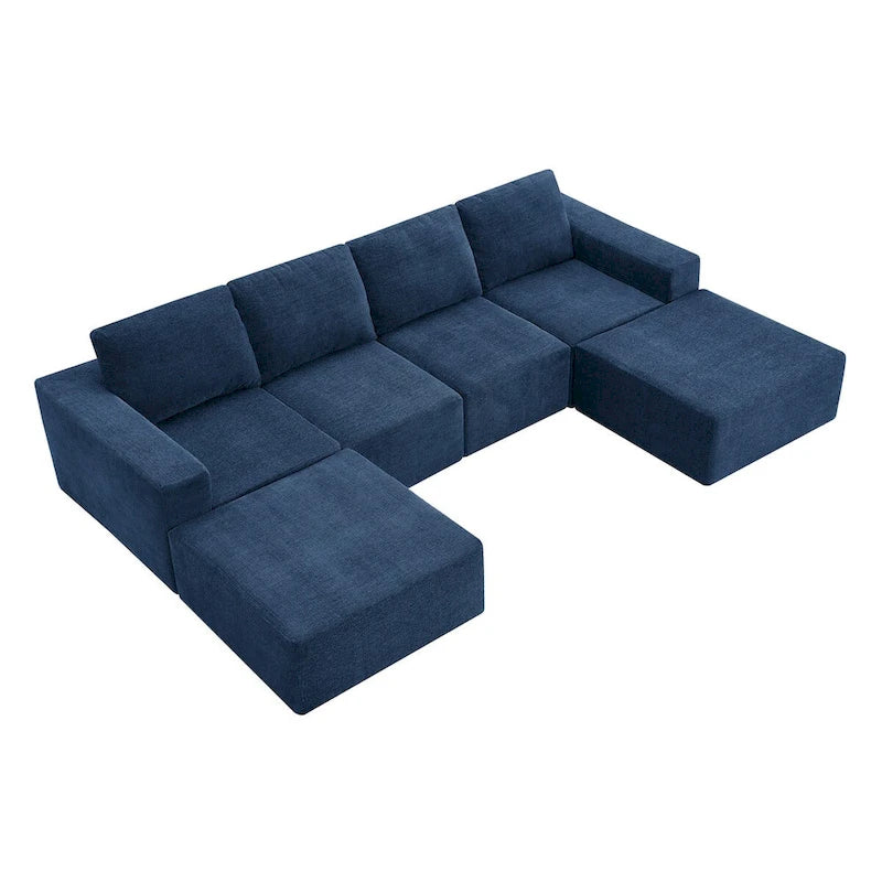 Modular U Shaped Sectional Sofa