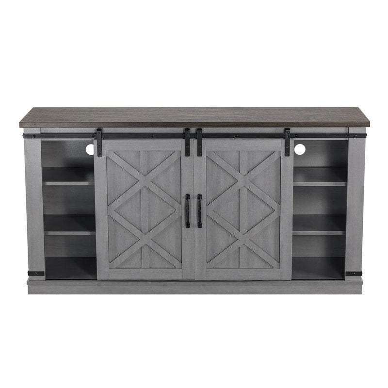 58 in. Barn Door TV Stand for TVs up to 65 in.