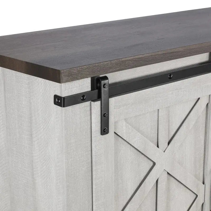 58 in. Barn Door TV Stand for TVs up to 65 in.