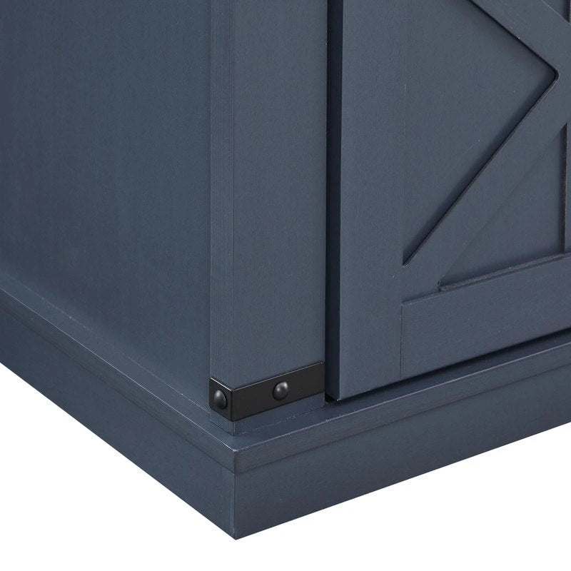 58 in. Barn Door TV Stand for TVs up to 65 in.