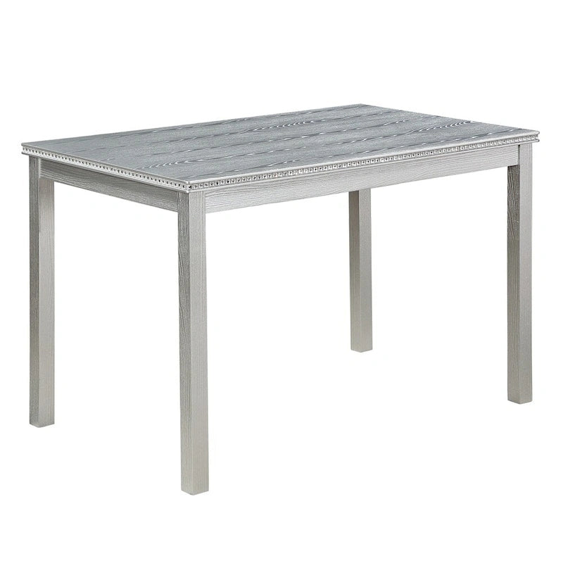 5-piece Wood Dining Counter Height Table and Chair Set
