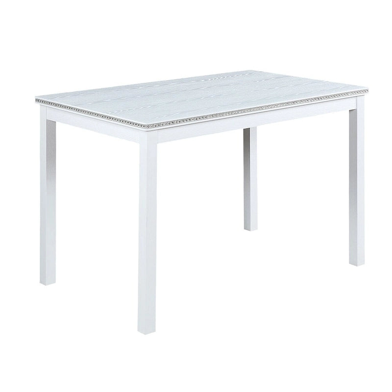 5-piece Wood Dining Counter Height Table and Chair Set