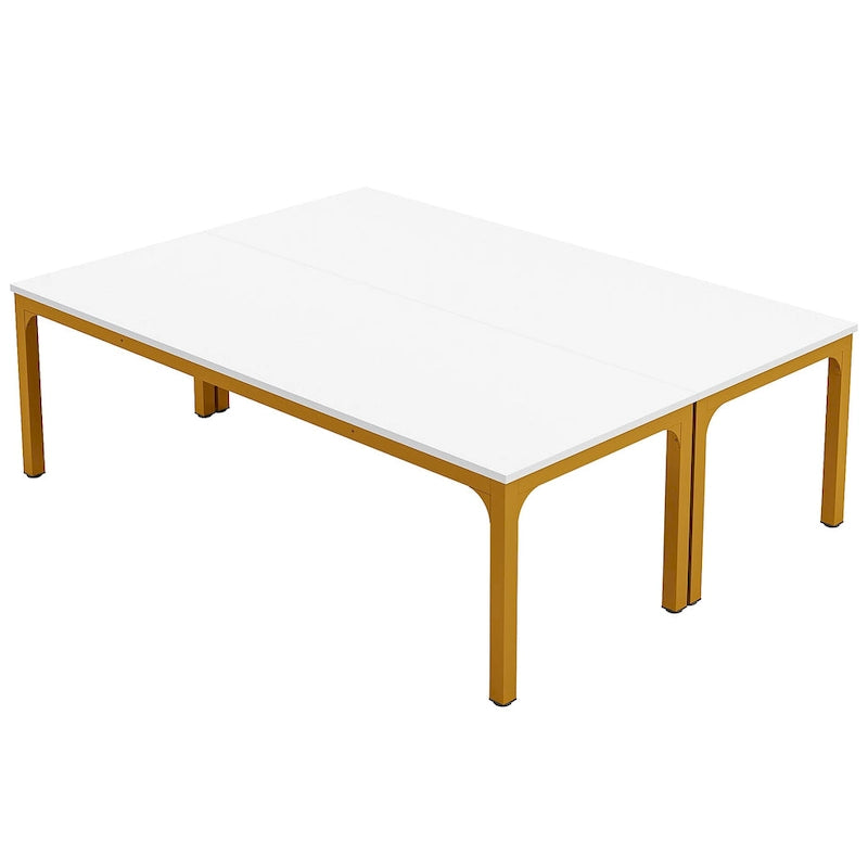 6.5FT Conference Meeting Seminar Business Table Set for 8-12 Person (Set of 2)