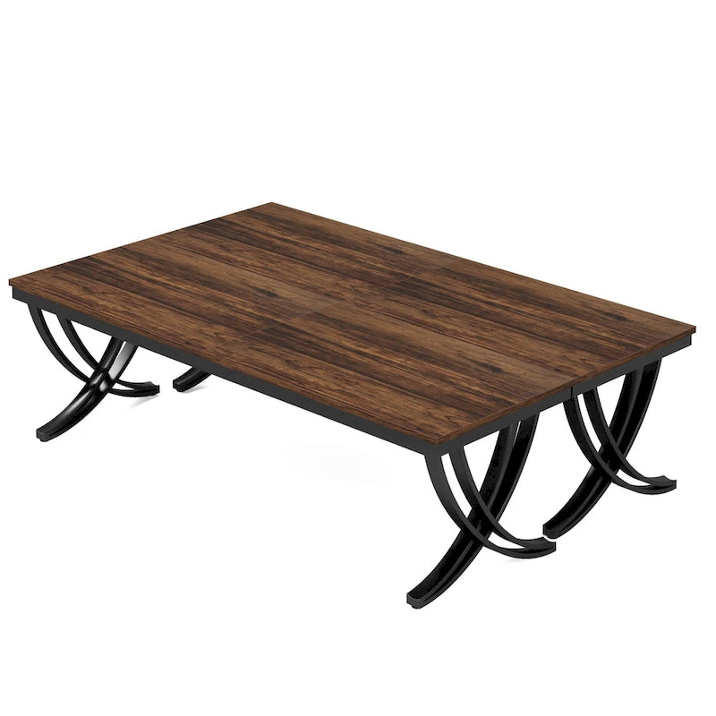 6.5FT Conference Meeting Seminar Business Table Set for 8-12 Person (Set of 2)