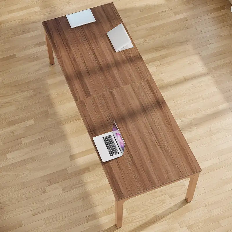 6.5FT Conference Meeting Seminar Business Table Set for 8-12 Person (Set of 2)