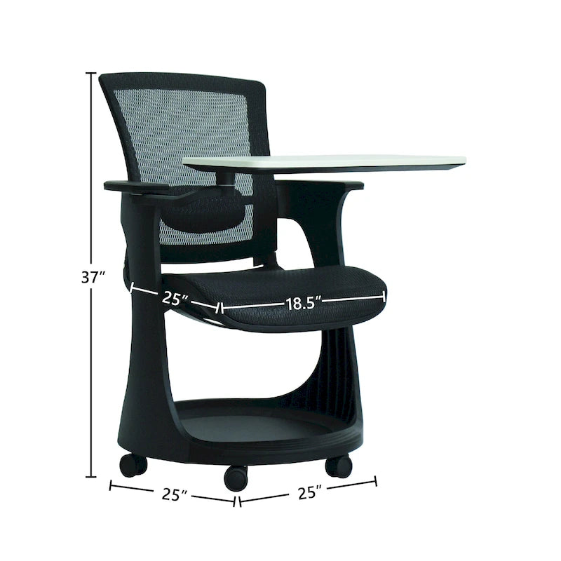 Eurotech Seating Eduskate Rolling Chair w/ Desk & Storage