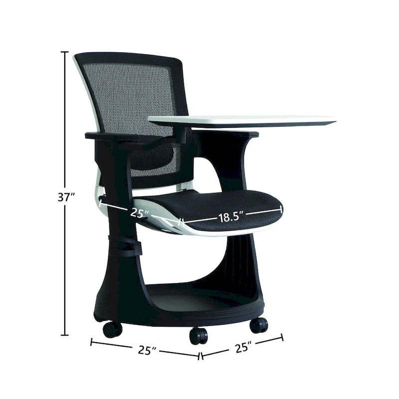 Eurotech Seating Eduskate Rolling Chair w/ Desk & Storage