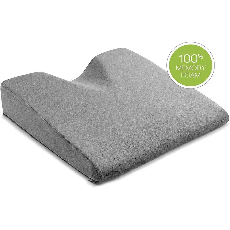 ComfySure Car Seat Wedge Pillow - Memory Foam Firm Cushion-Pain Relief