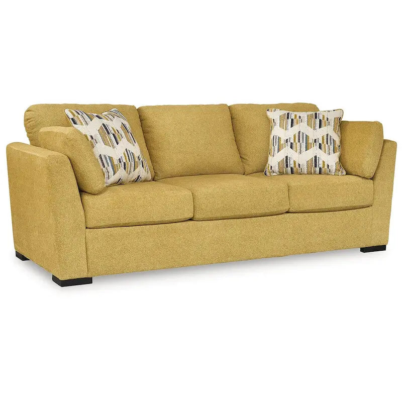 Signature Design by Ashley Keerwick Yellow Sofa - 94 W x 41 D x 39 H