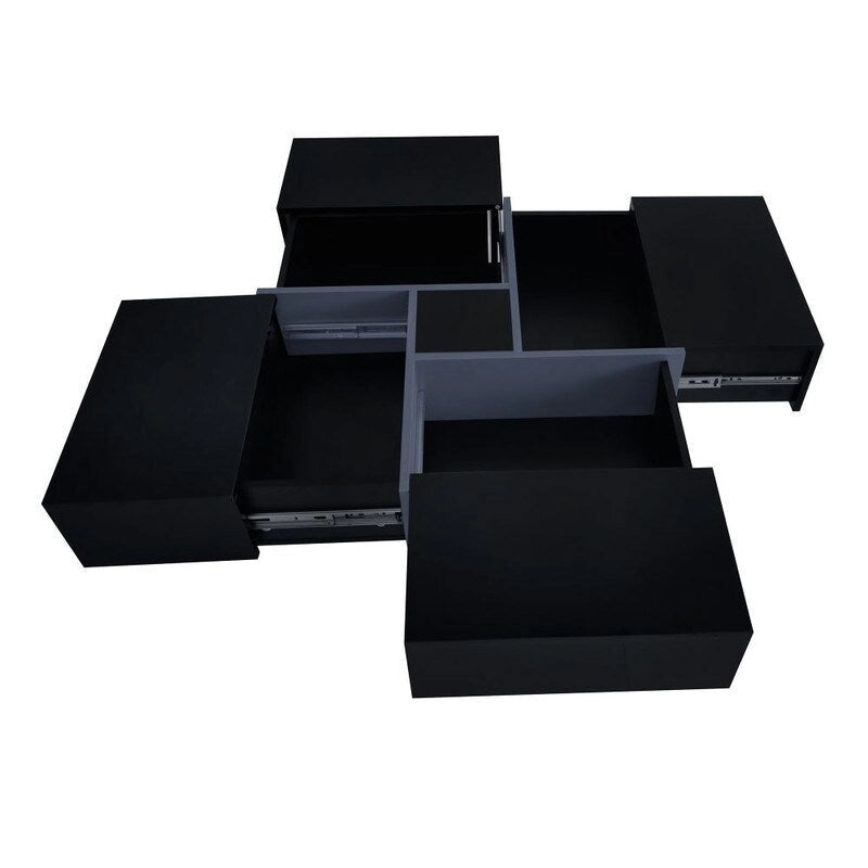 Unique Design Coffee Table with Extendable Sliding Tabletop