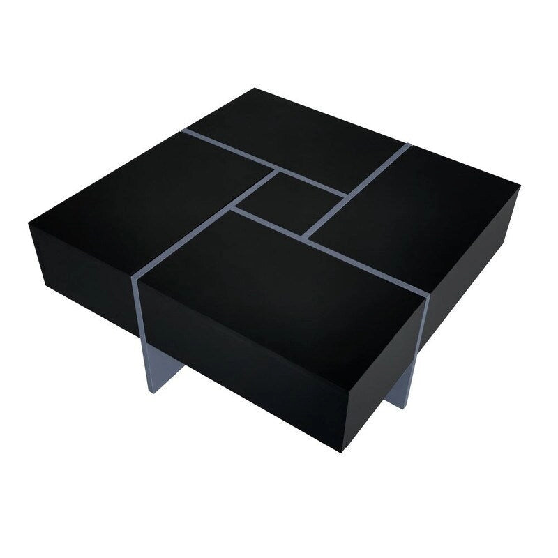 Unique Design Coffee Table with Extendable Sliding Tabletop