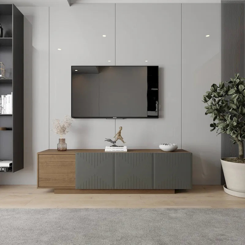Nexera Riva TV Stand for TVs up to 80 inches
