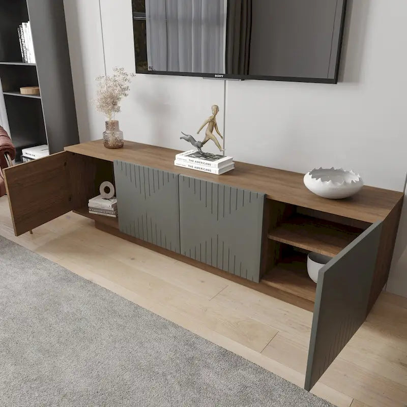 Nexera Riva TV Stand for TVs up to 80 inches