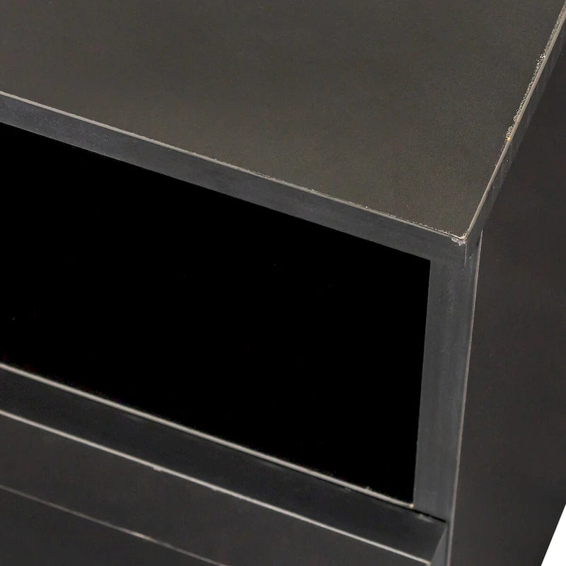 Modern minimalist TV cabinet 80 inch TV stand, open locker