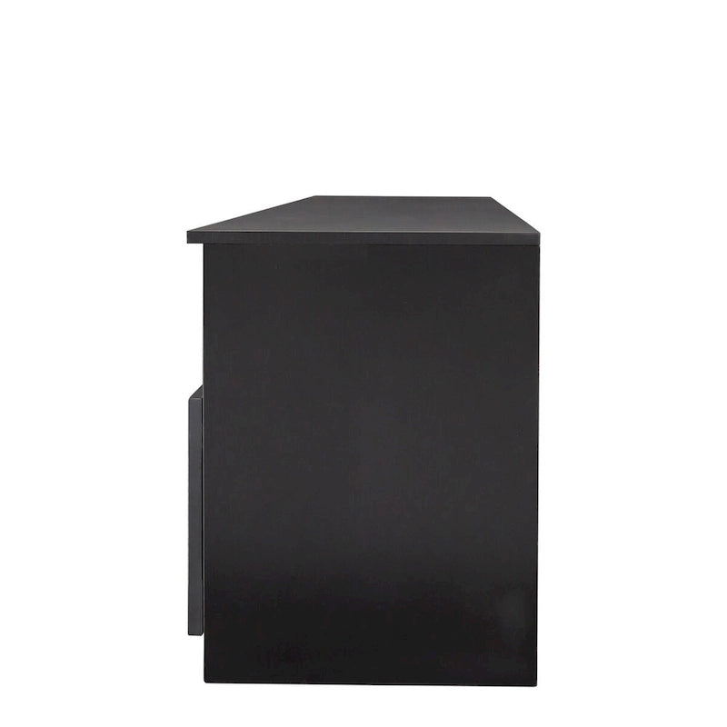 Modern minimalist TV cabinet 80 inch TV stand, open locker