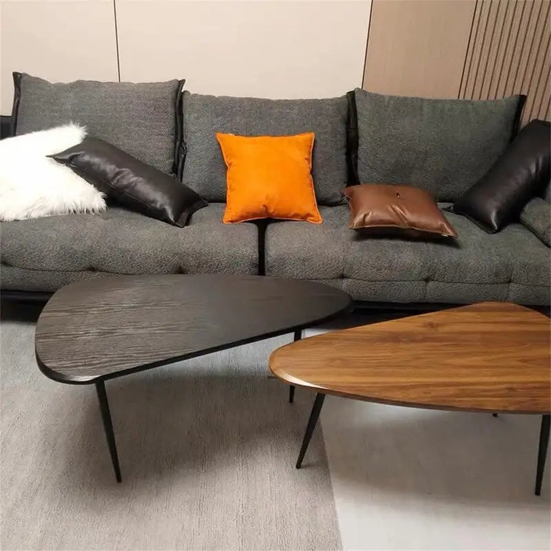 2 piece coffee table set black - 20.87D x 31.1W x 18.5H
