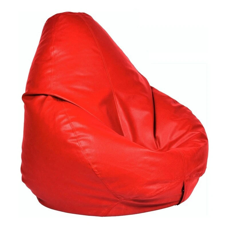 Leatherette Bean Bag Cover Filling Not Included, Ideal for Children and Teenagers by Ample Decor