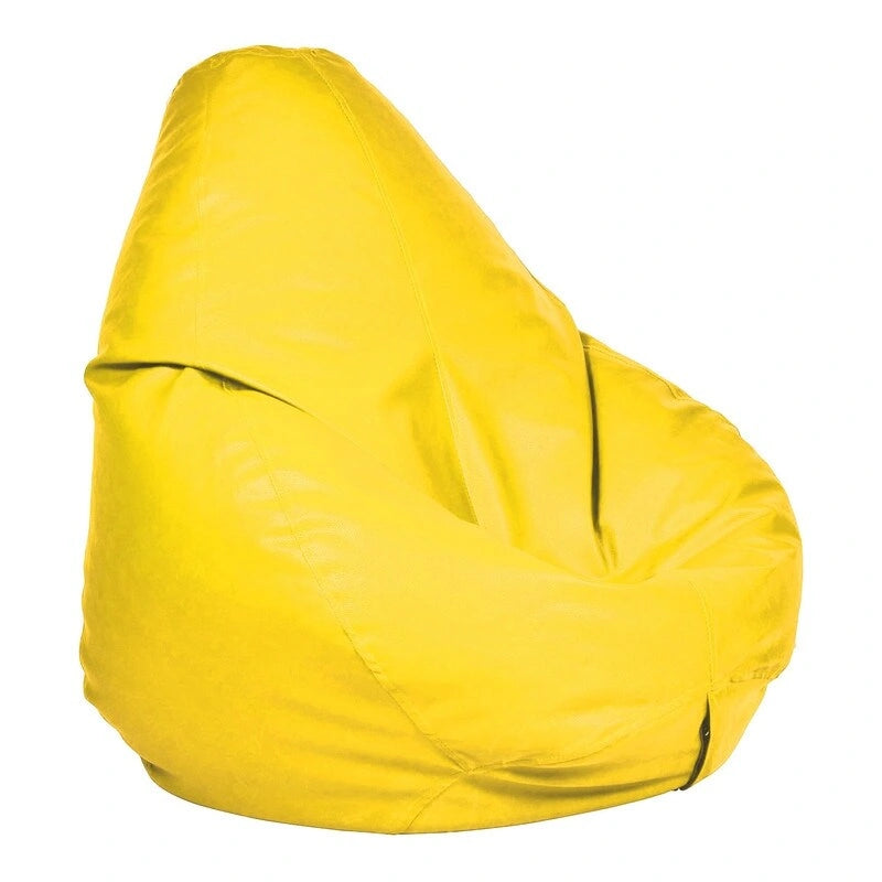 Leatherette Bean Bag Cover Filling Not Included, Ideal for Children and Teenagers by Ample Decor