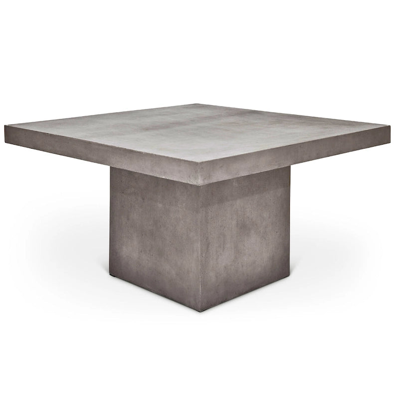 Mixx - Una 59 Square Counter Height Dining Table - Dark Grey