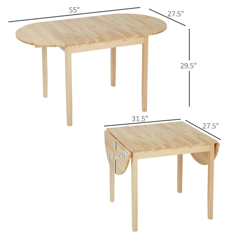 55 Solid Wood Drop Leaf Tables for Small Spaces